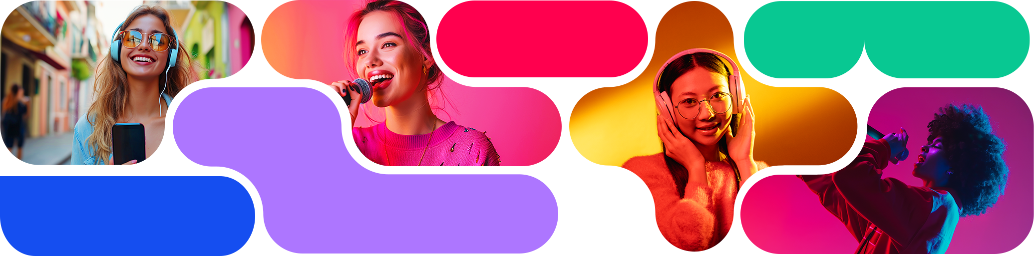 Radio Hype Music Collage